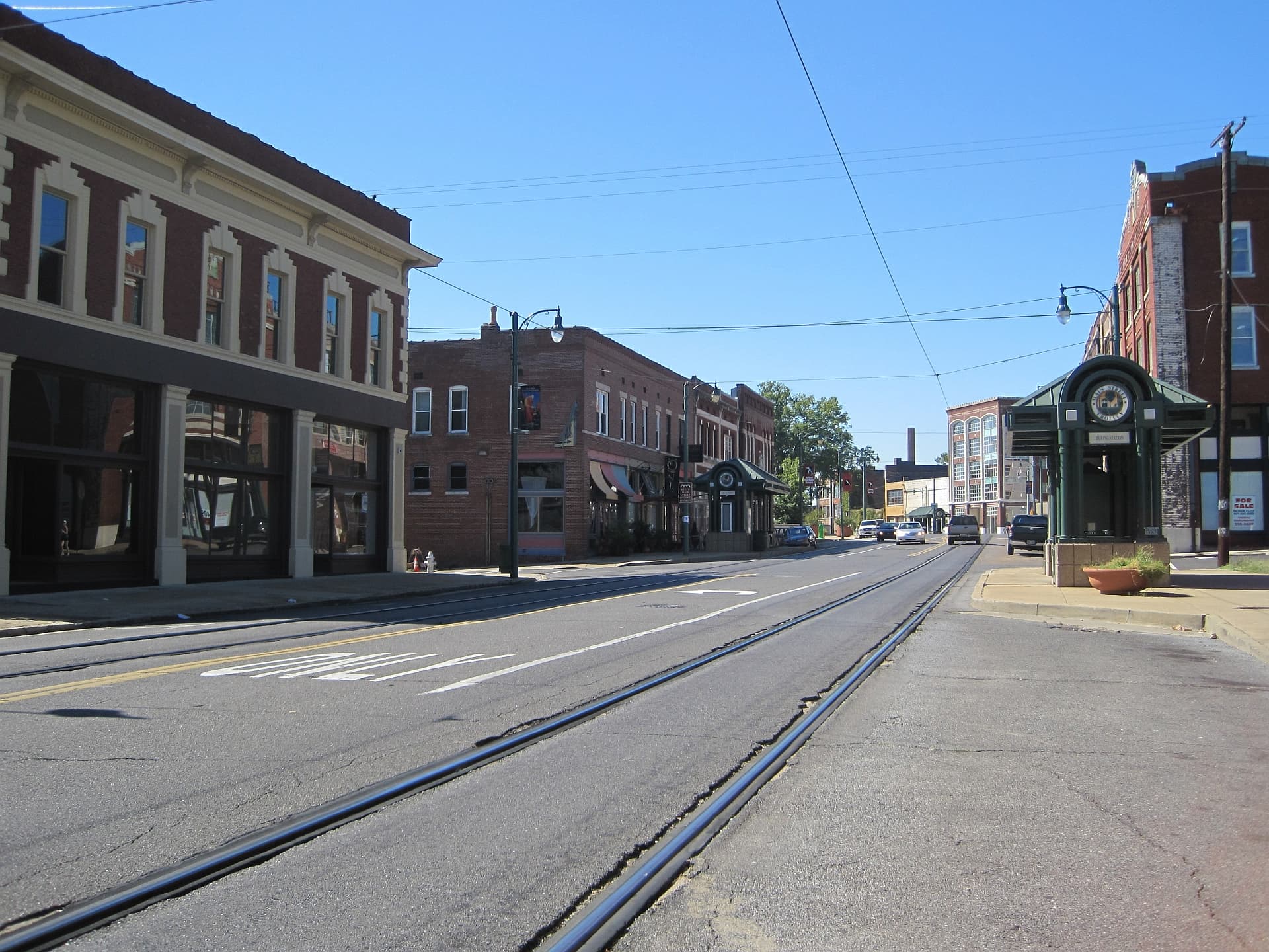 The South Main Street Historic District in Memphis, home to several verified happy hours