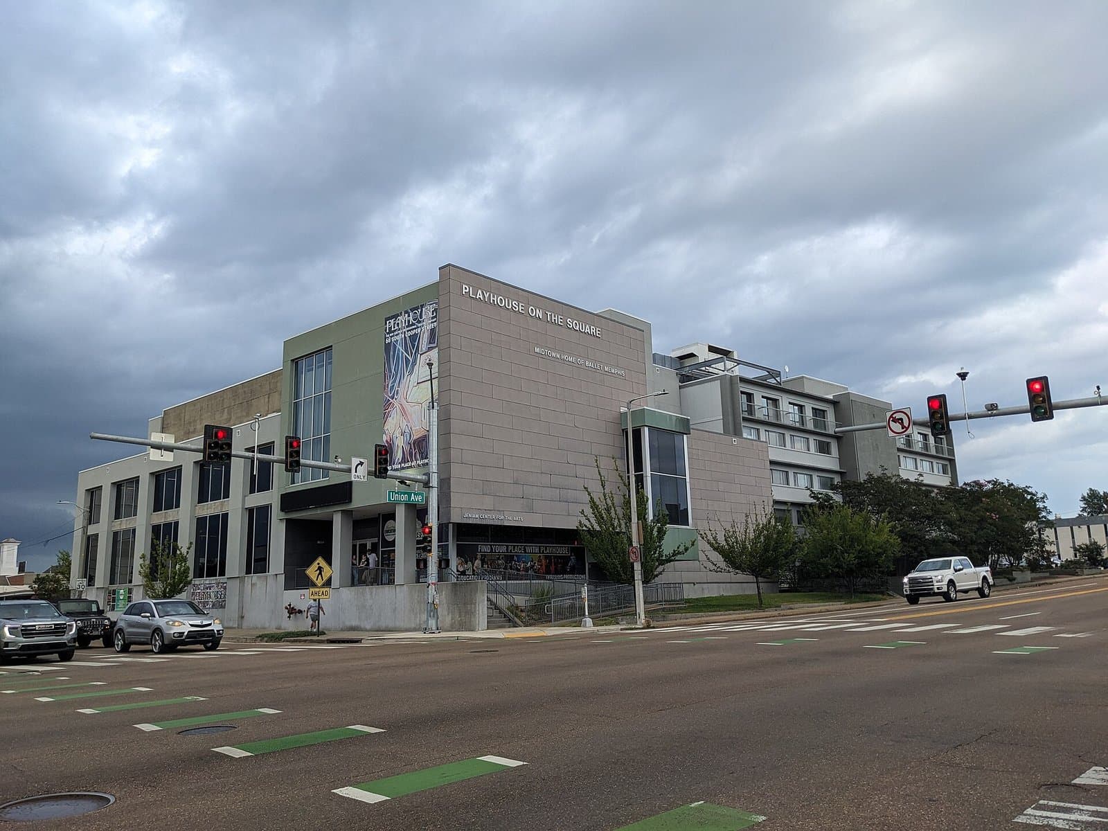 Playhouse on the Square's building at Cooper Street and Union Avenue in Overton Square, Midtown Memphis