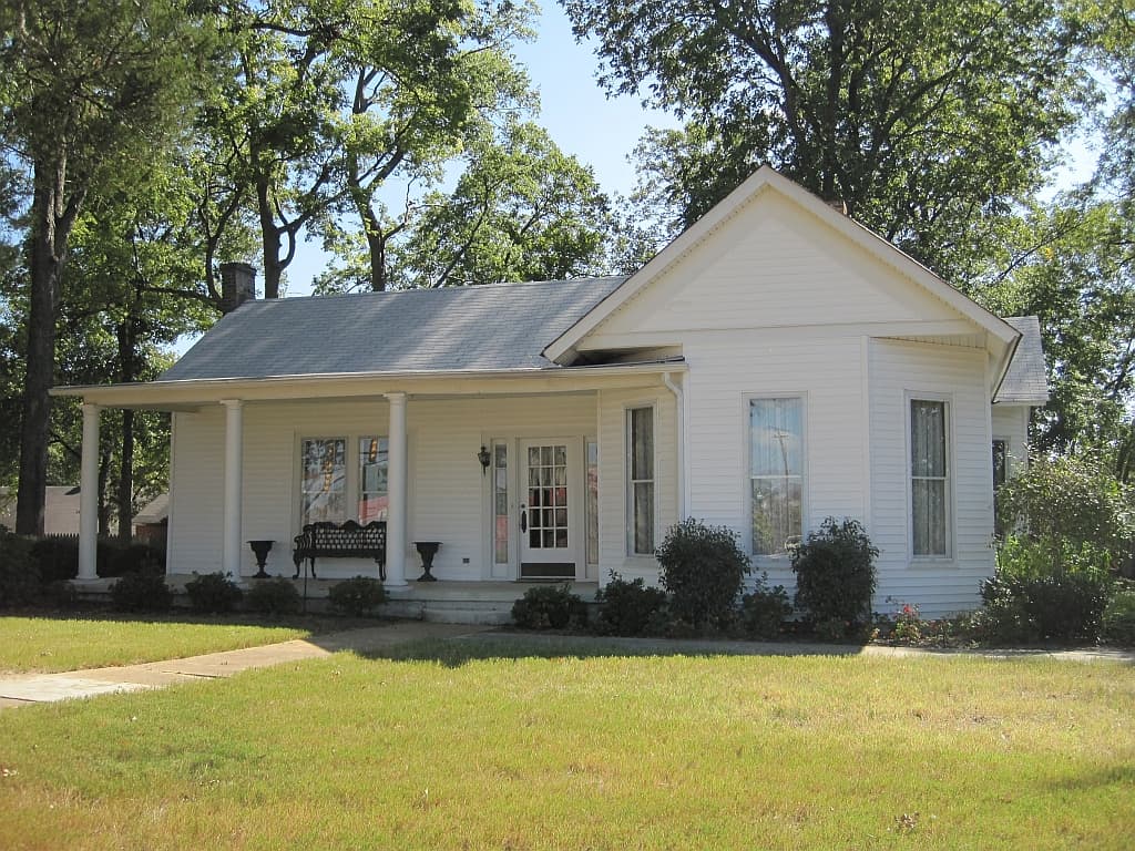 The historic Wesson House in Old Towne Olive Branch, Mississippi